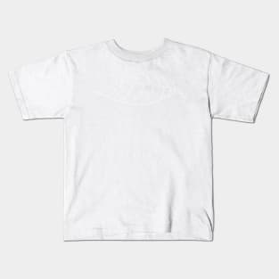 Single-Line Leaf (Light on Dark) Kids T-Shirt